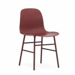 Normann Copenhagen Form Steel Stuhl - H 80 X B 48 X T 52 Cm - Red