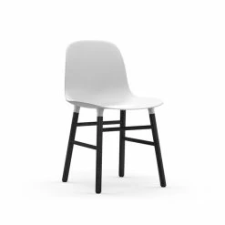 Normann Copenhagen Form Black Stuhl - H 80 X B 48 X T 52 Cm - White