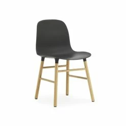 Normann Copenhagen Form Oak Stuhl - H 80 X B 48 X T 52 Cm - Black / Eiche