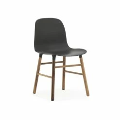 Normann Copenhagen Form Walnut Stuhl - H 80 X B 48 X T 52 Cm - Black / Walnuss