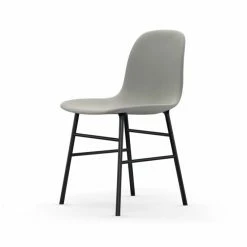Normann Copenhagen Normann Form Black Stuhl Textil-gepolstert Steelcut Trio - H 80 X B 48 X T 52 Cm - White