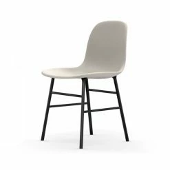 Normann Copenhagen Normann Form Black Stuhl Leder-gepolstert Tango - H 80 X B 48 X T 52 Cm - White
