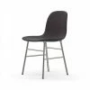 Normann Copenhagen Normann Form Chrome Stuhl Textil-gepolstert Breeze Fusion - H 80 X B 48 X T 52 Cm - Dark Grey 4001