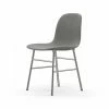Normann Copenhagen Normann Form Chrome Stuhl Textil-gepolstert Remix - H 80 X B 48 X T 52 Cm - Grey 123