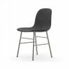Normann Copenhagen Normann Form Chrome Stuhl Textil-gepolstert Remix - H 80 X B 48 X T 52 Cm - Dark Grey 163