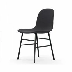 Normann Copenhagen Normann Form Black Stuhl Textil-gepolstert Fame - H 80 X B 48 X T 52 Cm - Dark Grey 60019