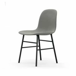 Normann Copenhagen Normann Form Black Stuhl Textil-gepolstert Steelcut Trio - H 80 X B 48 X T 52 Cm - Grey 113