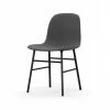 Normann Copenhagen Normann Form Black Stuhl Textil-gepolstert Steelcut Trio - H 80 X B 48 X T 52 Cm - Dark Grey 153