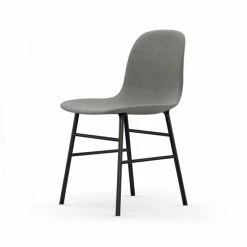 Normann Copenhagen Normann Form Black Stuhl Textil-gepolstert Remix - H 80 X B 48 X T 52 Cm - Grey 123
