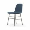 Normann Copenhagen Normann Form Chrome Stuhl Textil-gepolstert Breeze Fusion - H 80 X B 48 X T 52 Cm - Blue 4602