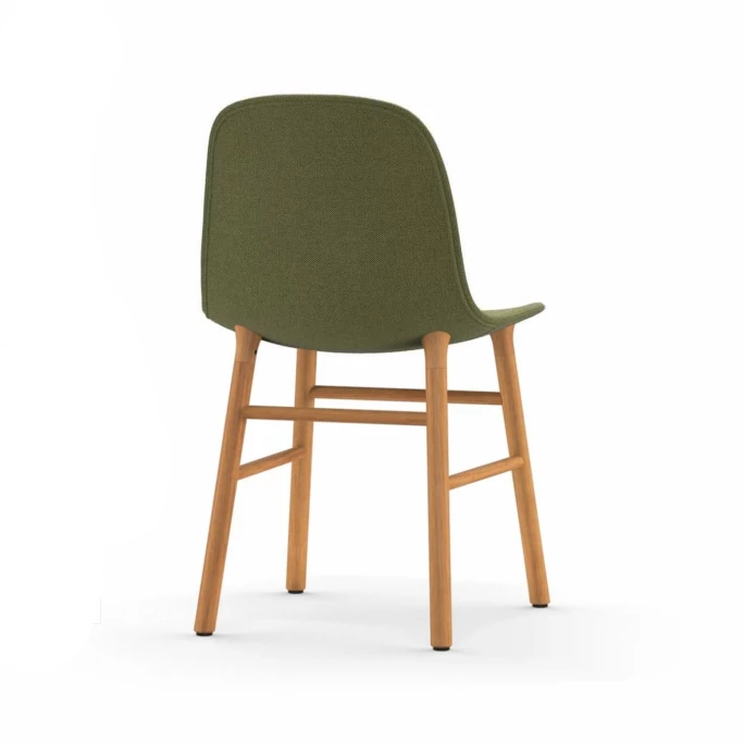 Normann Copenhagen Normann Form Oak Stuhl Textil-gepolstert Breeze Fusion - H 80 X B 48 X T 52 Cm - Green - 4803 – Bild 3