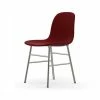 Normann Copenhagen Normann Form Chrome Stuhl Textil-gepolstert Breeze Fusion - H 80 X B 48 X T 52 Cm - Red 4401