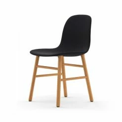 Normann Copenhagen Normann Form Oak Stuhl Textil-gepolstert Breeze Fusion - H 80 X B 48 X T 52 Cm - Black-4004