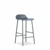 Normann Copenhagen Form Barstuhl Steel - Sitzhöhe 65 Cm - B 43 X T 43 Cm - Blue
