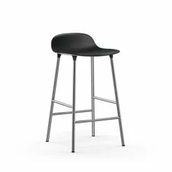 Normann Copenhagen Form Barstuhl Chrome - Sitzhöhe 65 Cm - B 43 X T 43 Cm - Black