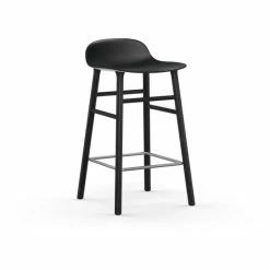 Normann Copenhagen Form Barstuhl Black - Sitzhöhe 65 Cm - B 43 X T 43 Cm - Black