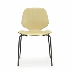 Normann Copenhagen My Chair Stuhl Mit Eschenholz - H 80 X L 50 X T 53 Cm - Ash/black