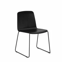 Normann Copenhagen Just Chair Stuhl - H 79 X L 53 X T 53 Cm - Black/black/black