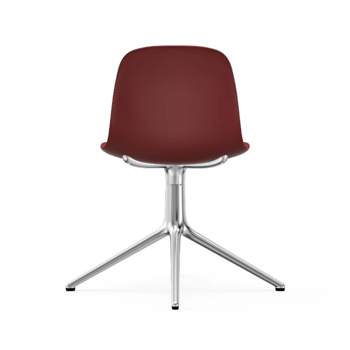 Normann Copenhagen Form Chair Swivel Bürostuhl - Höhe 80 Cm X Ø 70,5 Cm - Sitzhöhe 44 Cm - Red – Bild 4