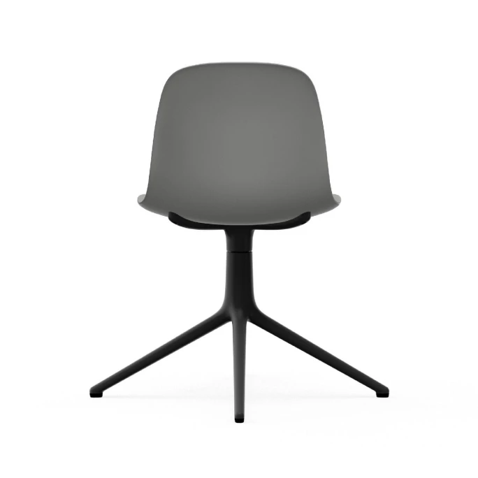Normann Copenhagen Form Chair Black Swivel Bürostuhl - Höhe 80 Cm X Ø 70,5 Cm - Sitzhöhe 44 Cm - Grey – Bild 4