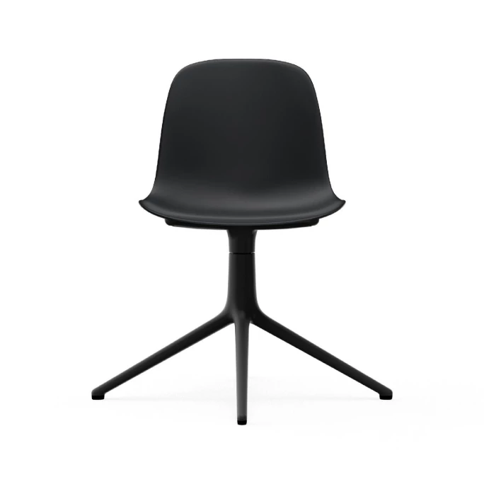 Normann Copenhagen Form Chair Black Swivel Bürostuhl - Höhe 80 Cm X Ø 70,5 Cm - Sitzhöhe 44 Cm - Black – Bild 2