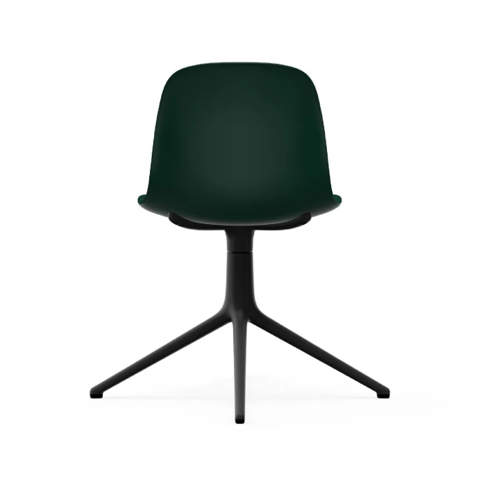 Normann Copenhagen Form Chair Black Swivel Bürostuhl - Höhe 80 Cm X Ø 70,5 Cm - Sitzhöhe 44 Cm - Green – Bild 4