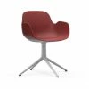 Normann Copenhagen Form Armchair White Swivel Bürostuhl - Höhe 80 Cm X Ø 70,5 Cm - Sitzhöhe 44 Cm - Red