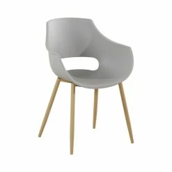 Kayoom Alice Stühle 2er-Set - 2 Stühle à 58 X 59 Cm - H 85 Cm - Grau