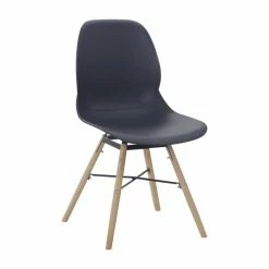 Kayoom Amy Stuhl 2er-Set - 2 Stühle à 53,5 X 45 Cm - H 82 Cm - Schwarz