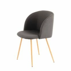 Kayoom Celina Stühle 2er-Set - 2 Stühle à 56 X 54 Cm - H 84 Cm - Schwarz