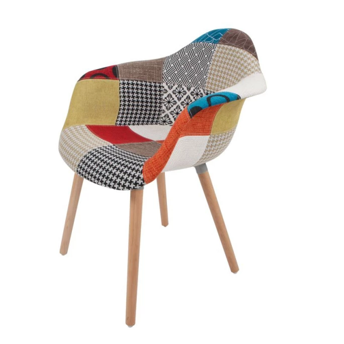 Kayoom Dave Stühle 2er-Set - 2 Stühle à 61 X 62 Cm - H 80 Cm - Multi