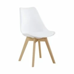 Kayoom College Stuhl 2er-Set - 2 Stühle à 56 X 48 Cm - H 83 Cm - Weiß