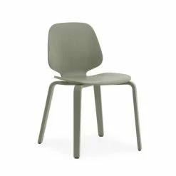 Normann Copenhagen My Chair Stuhl Mit Eschenholz - H 80 X L 48 X T 50 Cm - Dusty Green