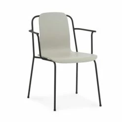 Normann Copenhagen Studio Armchair Stuhl - H 81 X L 60 X T 57,5 Cm - Light Grey