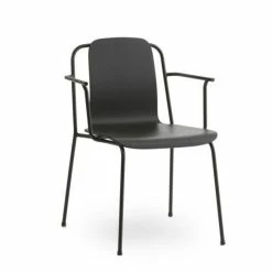 Normann Copenhagen Studio Armchair Stuhl - H 81 X L 60 X T 57,5 Cm - Black