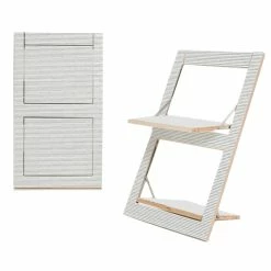 AMBIVALENZ Fläpps Watercolor Stripes By Kind Of Style Klappstuhl - H/B/T 75 X 47 X 45 Cm - Watercolor Stripes