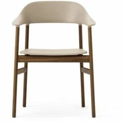 Normann Copenhagen Herit Lehnstuhl Mit Armlehnen - H 81,5 X B 60 X T 51 Cm - Sand / Eiche Gebeizt