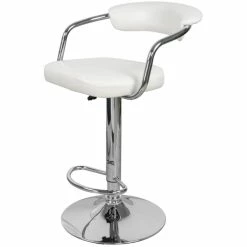 Kayoom BARSTUHL Midnight 525 2er-Set - 2 Stühle à 52x53x105 Cm - Weiß