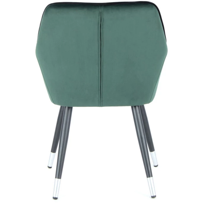 Kayoom STUHL Amino 625 - 61x58,8x86 Cm - Dunkelgrün / Schwarz – Bild 4