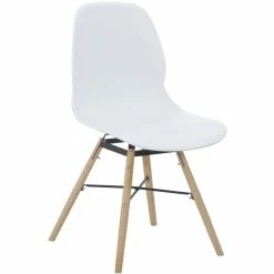 Kayoom STUHL Amy 110 2er-Set - 2 Stühle à 53,5x45x82 Cm - Weiß