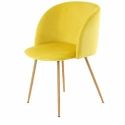 Kayoom STUHL Celina 110 2er-Set - 2 Stühle à 56x54x84 Cm - Gelb