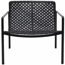 House Doctor Habra Rattanstuhl - 69x66x64 Cm - Schwarz