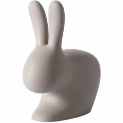 Qeeboo Rabbit Chair Stuhl - 68,8 X 39,5 X 80 Cm - Dove Grey