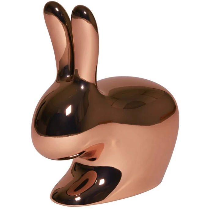Qeeboo Rabbit Chair Metall Finish Stuhl - 68,8 X 39,5 X 80 Cm - Copper