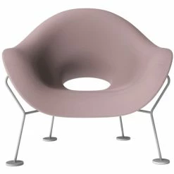 Qeeboo Pupa Powder Coat Outdoor Sessel - 87 X 78 X 84 Cm - Pink