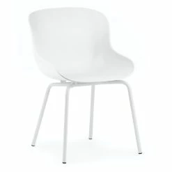 Normann Copenhagen Hyg Stuhl - H 84 X L 54 X D 55,5 Cm - Sitzhöhe 46 Cm - White
