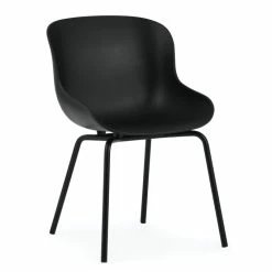 Normann Copenhagen Hyg Stuhl - H 84 X L 54 X D 55,5 Cm - Sitzhöhe 46 Cm - Black