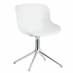 Normann Copenhagen Hyg Drehsessel - H 84 X L 54 X D 55,5 Cm - Sitzhöhe 46 Cm - White