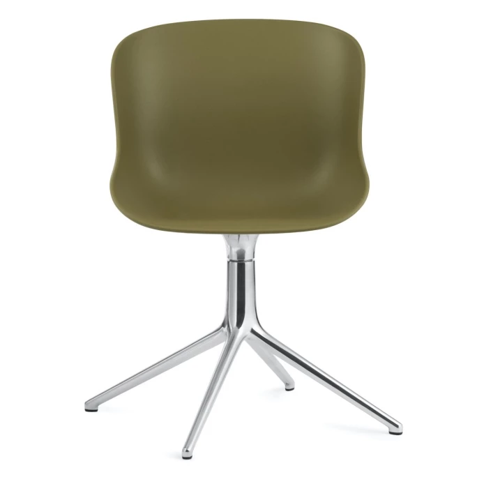 Normann Copenhagen Hyg Drehsessel - H 84 X L 54 X D 55,5 Cm - Sitzhöhe 46 Cm - Olive – Bild 2