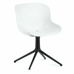 Normann Copenhagen Hyg Drehsessel - H 84 X L 54 X D 55,5 Cm - Sitzhöhe 46 Cm - White